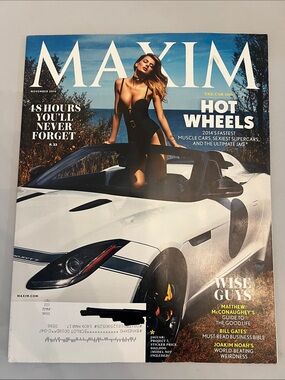 MAXIM Magazine - The Car 100 with Model Bregje Heinen - Nov 2014 - Issue 198